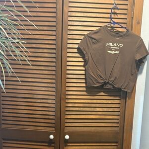 Divided Brown Milano Graphic Tee